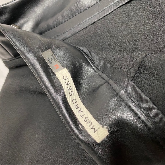 Mustard Seed Mini Skirt Black and Blue Size Medium - Picture 3 of 6